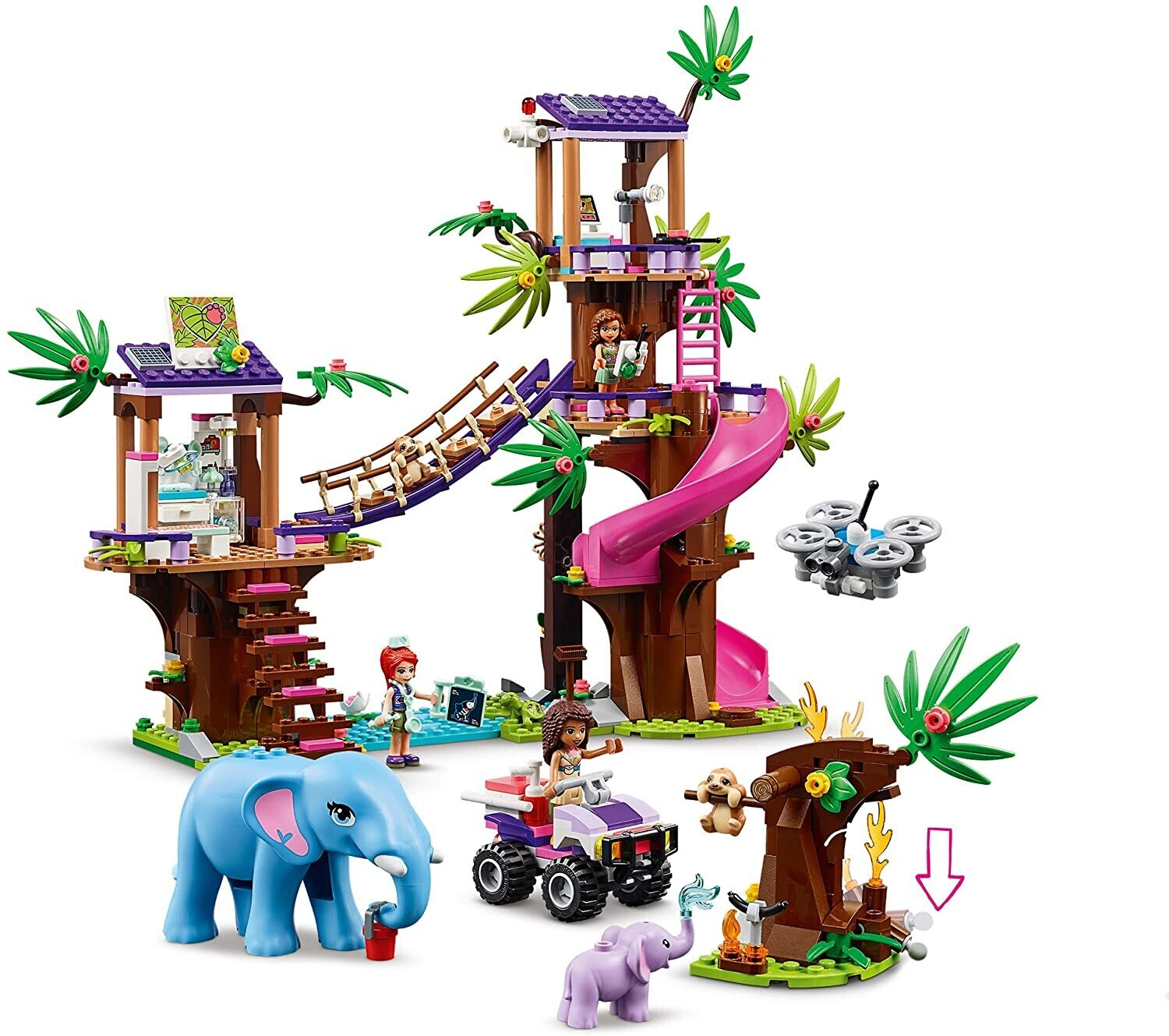 Lego friends jungle 2025 elephant
