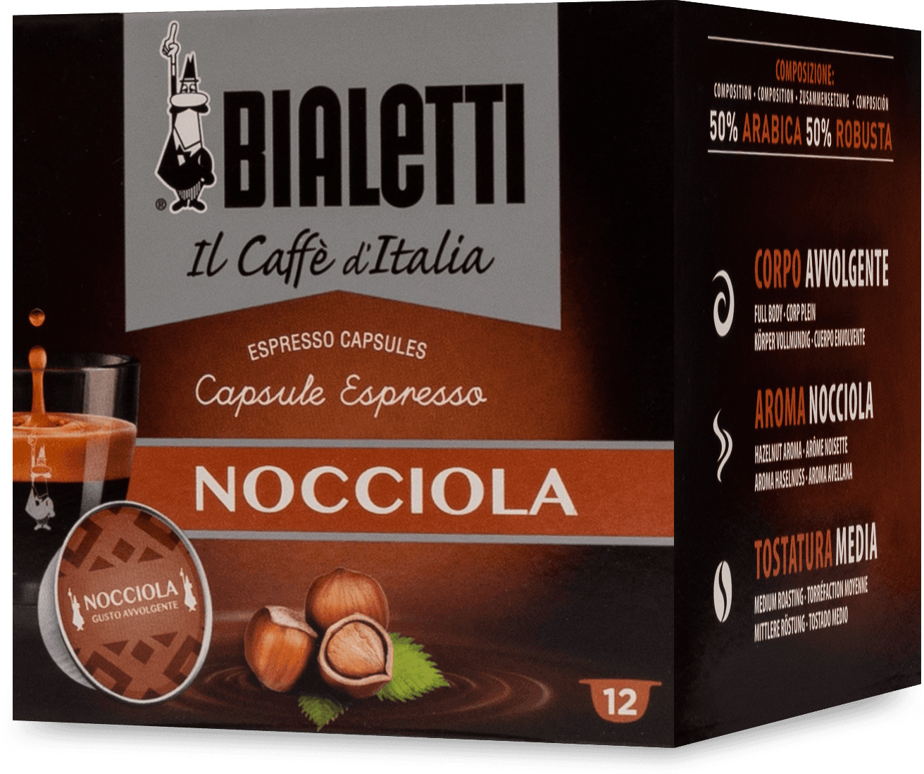 Bialetti Nocciola (12 capsule espresso) a € 5,49 (oggi)