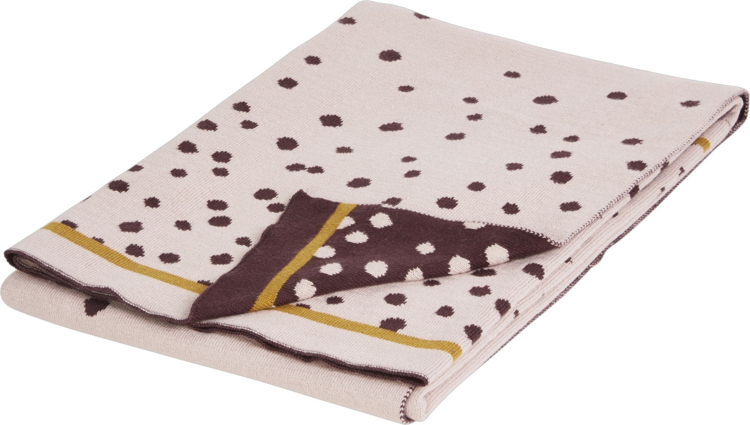 Done by Deer Knitted Blanket Happy Dots powder