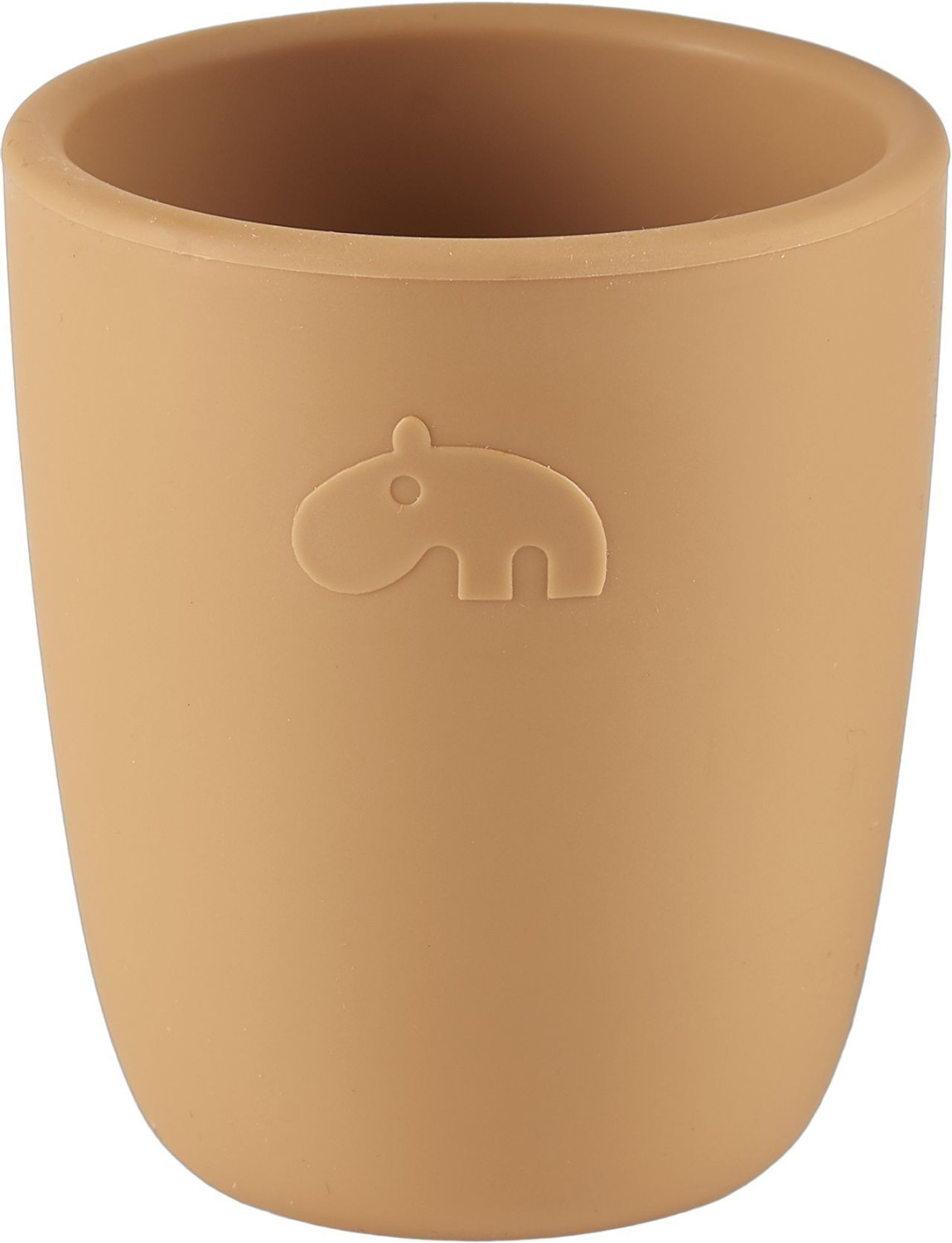 Done by Deer Silicone Mini Mug Dear Friends mustard