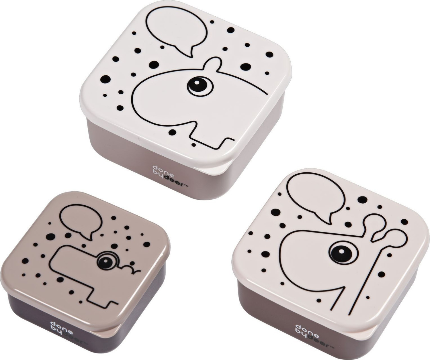 Done by Deer Snackbox Set 3 pcs. powder