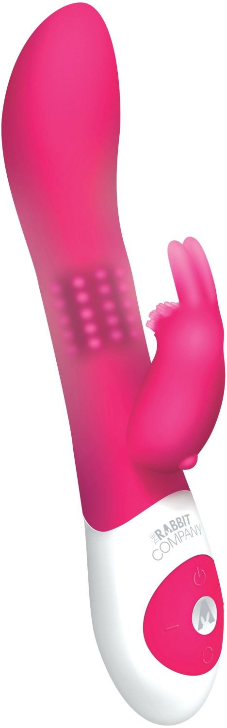 The Rabbit Company The Beaded Rabbit hot pink