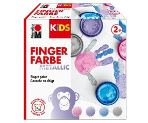 SES Girly 4er Set Kinder Fingermalfarben auswaschbare Fingerfarben Malfarbe Neu 