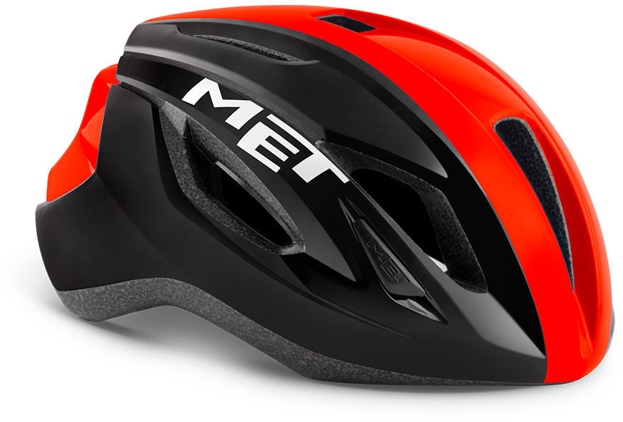 Photos - Bike Helmet MET Strale black red glossy 