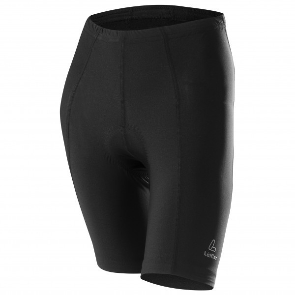 Löffler Women's Bike Short Tights Basic Black / Grey Melange