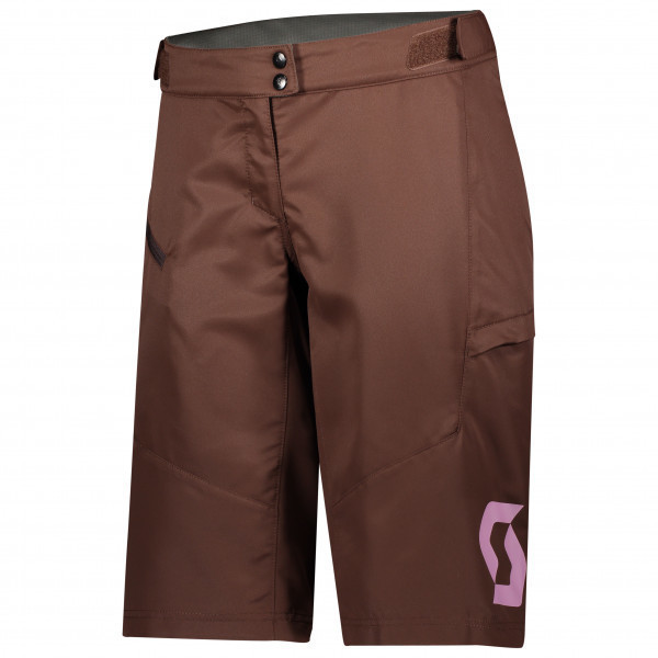 Scott Women's Shorts Trail Vertic with Pad Maroon Red