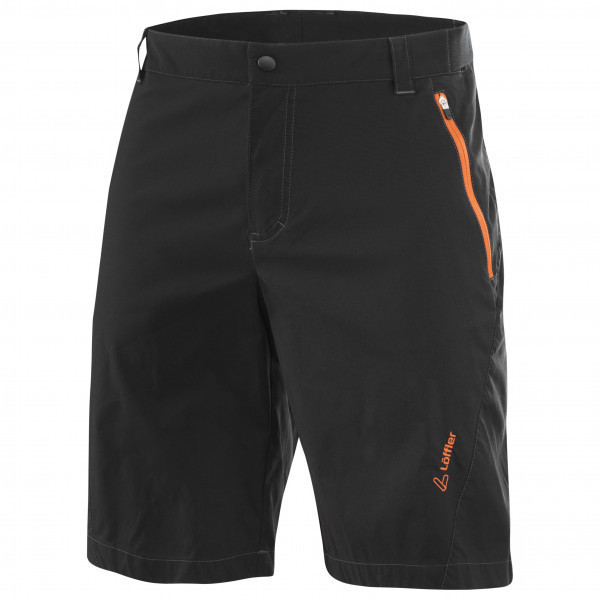 Löffler Bike Shorts Comfort CSL Black / Pumpkin