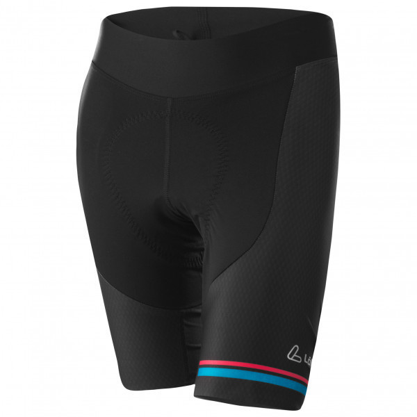 Löffler Women's Bike Short Tights Concept XT Black / Sea Blue