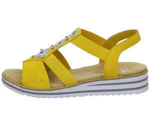 Rieker Dames Sandalen V0687 – Comfortabele Riempjessandalen Kunstleer | Plat Loopzool 3.4 Cm Hak