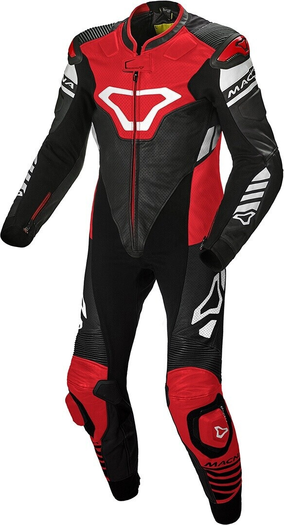 Macna Tracktix 1pc. black/red/white