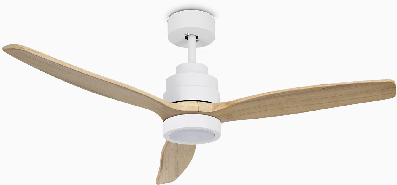 Ikohs Windlight White Natural Wood