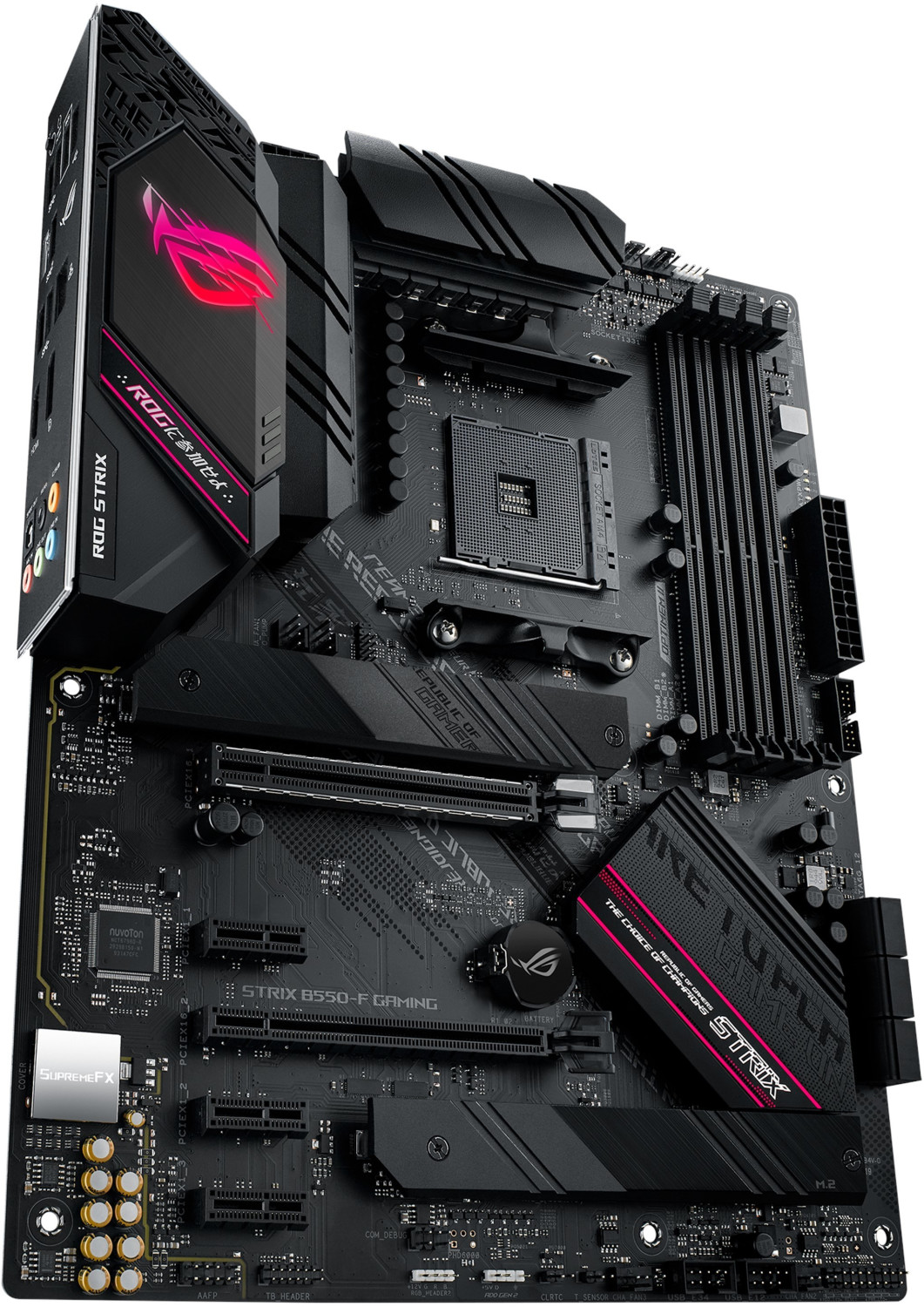 ASUS ROG STRIX B550-A GAMING - Carte-mère - ATX - Socket AM4 - AMD B550 -  USB-C Gen2, USB 3.2 Gen 1, USB 3.2 Gen 2 - 2.5 Gigabit LAN - carte  graphique embarquée (unité centrale requise) - audio