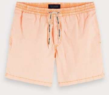 Scotch & Soda Garment Dyed Swim Shorts (154483) fluo orange