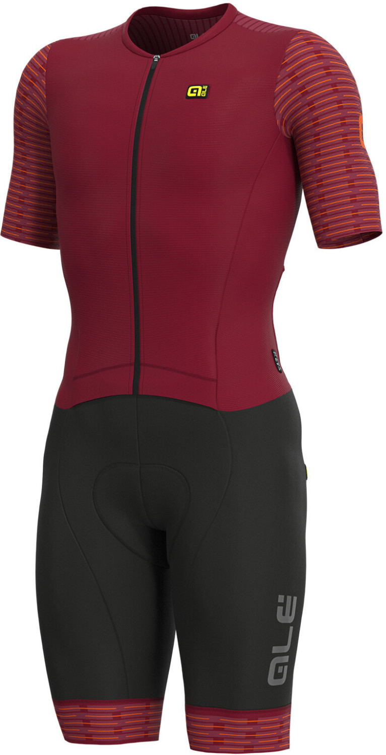 Alé Cycling R-EV1 Fuga SS Unitard Men's masai red/fluo orange