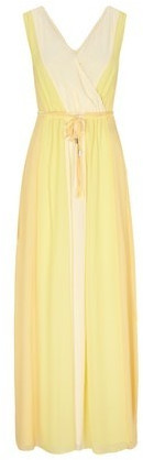 Comma Chiffon Dress (8E.095.81.3084.1350) yellow