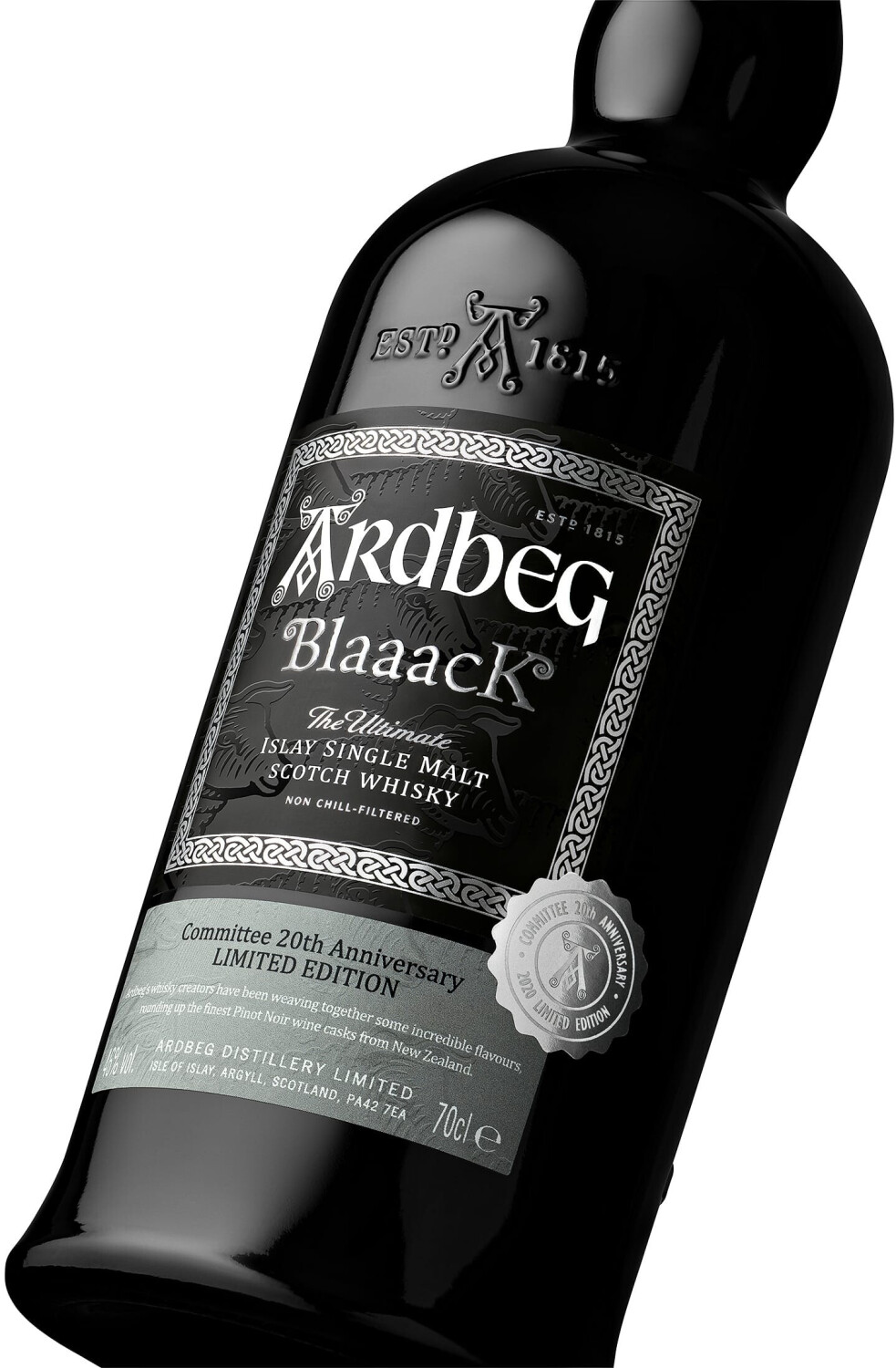 Ardbeg BlaaacK Committee 20th Anniversary Ltd. Ed. 0,7l 46% ab 199