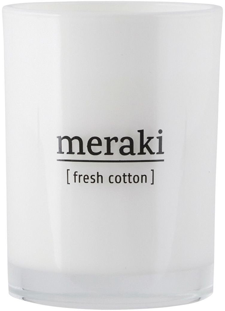 Meraki scented candle Ø8 x 10cm 35h Fresh Cotton