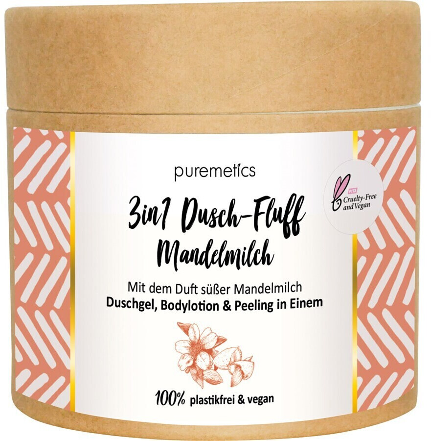 puremetics 3in1 Shower Fluff Almond Milk (250g)