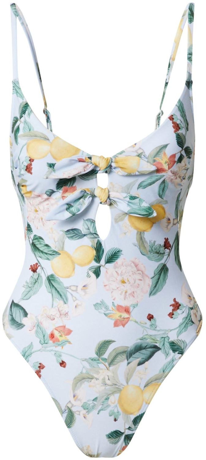 Watercult Lemon Infusion Double Bow Swimsuit lemon blossom