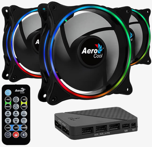 Aerocool Eclipse 12 Pro ARGB 120mm 3-pack