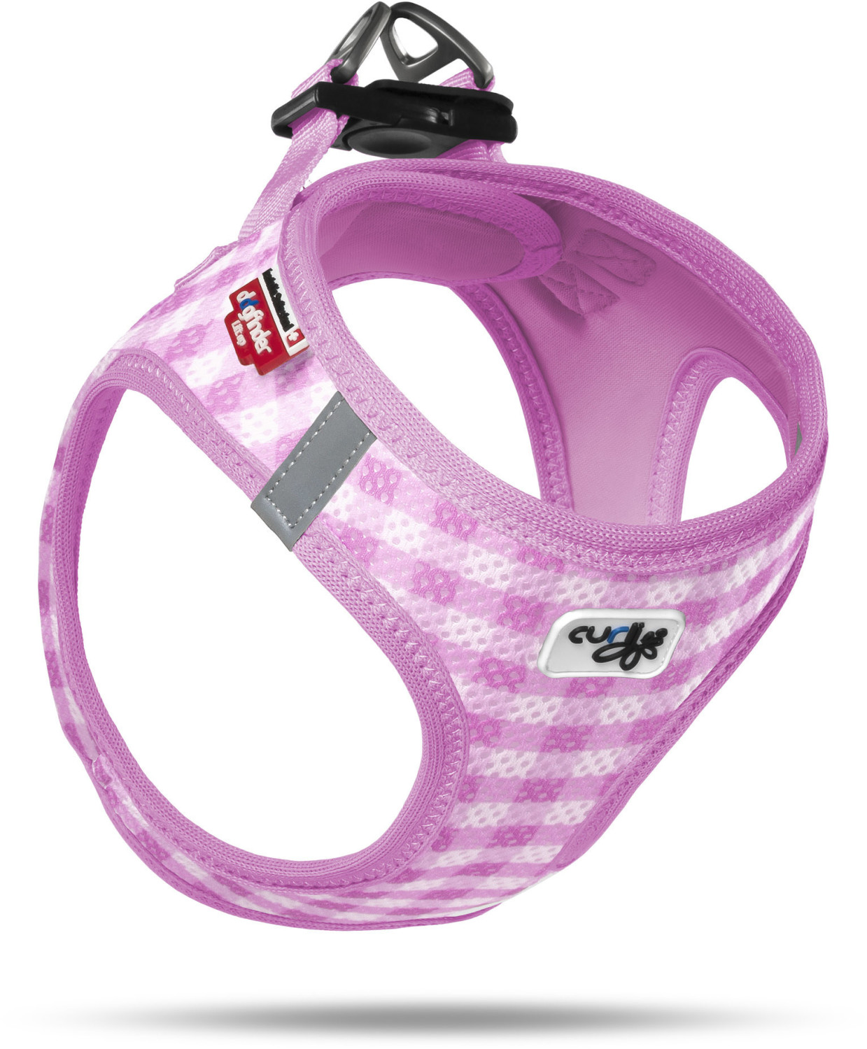 Curli Harnais pour chien 2XS Pink Caro Curli Harnais pour chien 2XS Pink Caro