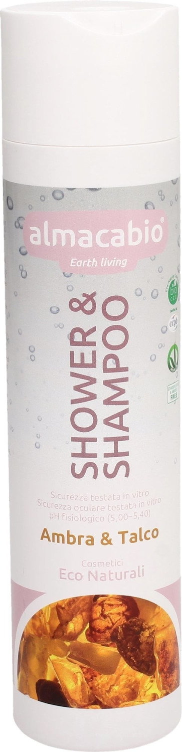 almacabio 2in1 shower & shampoo Amber & Talc