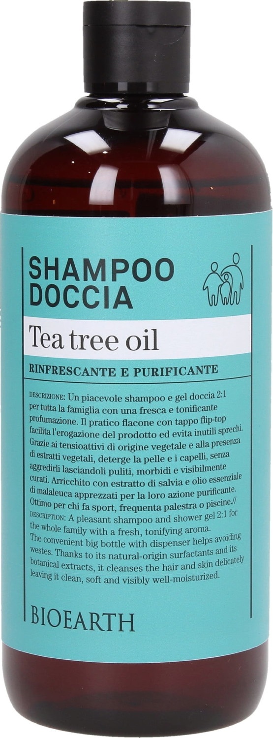 BIOEARTH Family 3in1 shampoo & washing gel tea tree (500 ml)