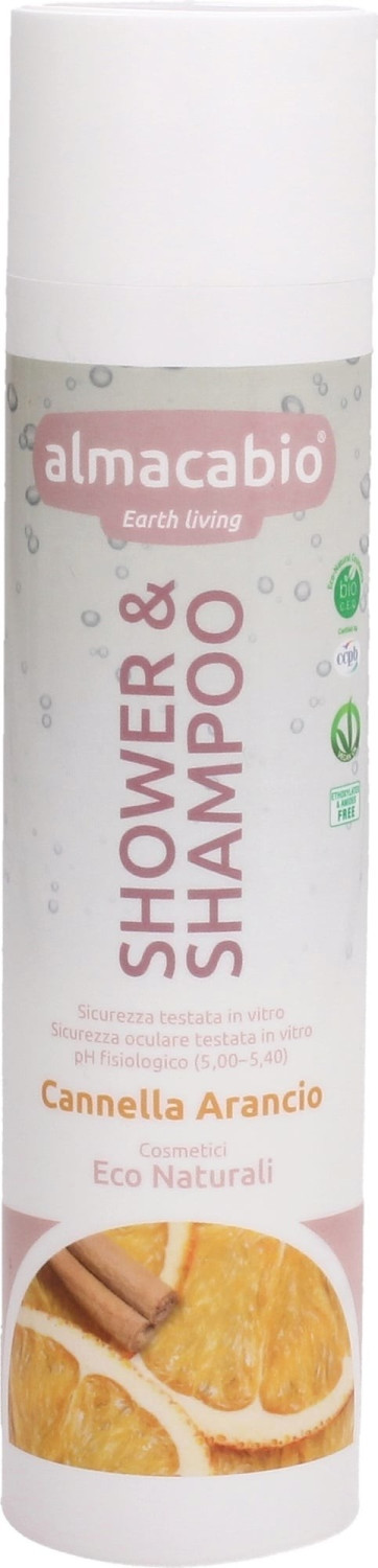 almacabio 2in1 shower & shampoo Cinnamon & Orange