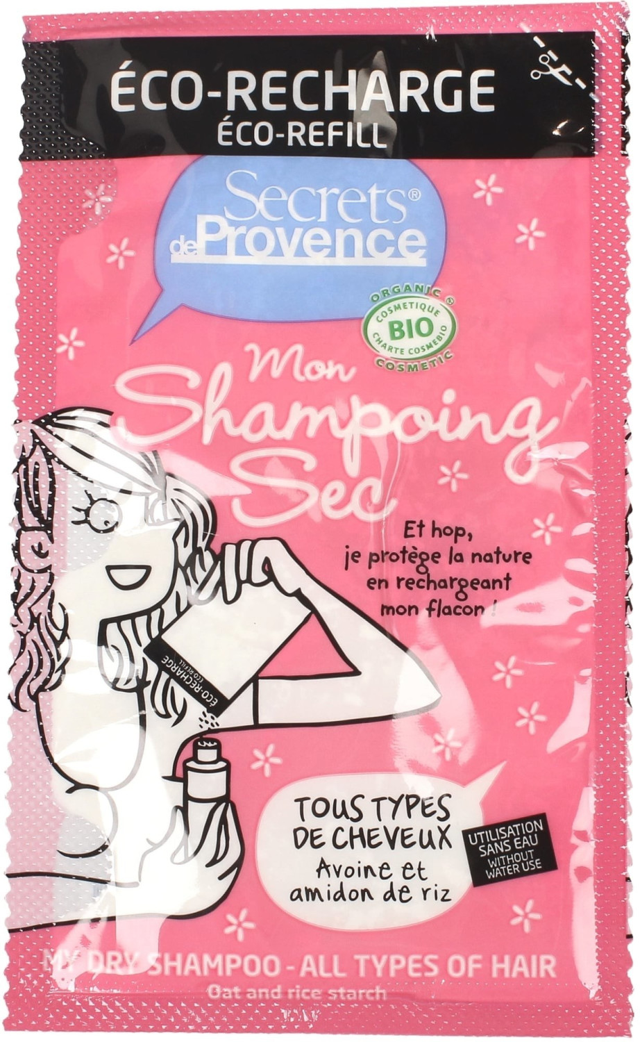 Secrets de Provence Dry shampoo refill