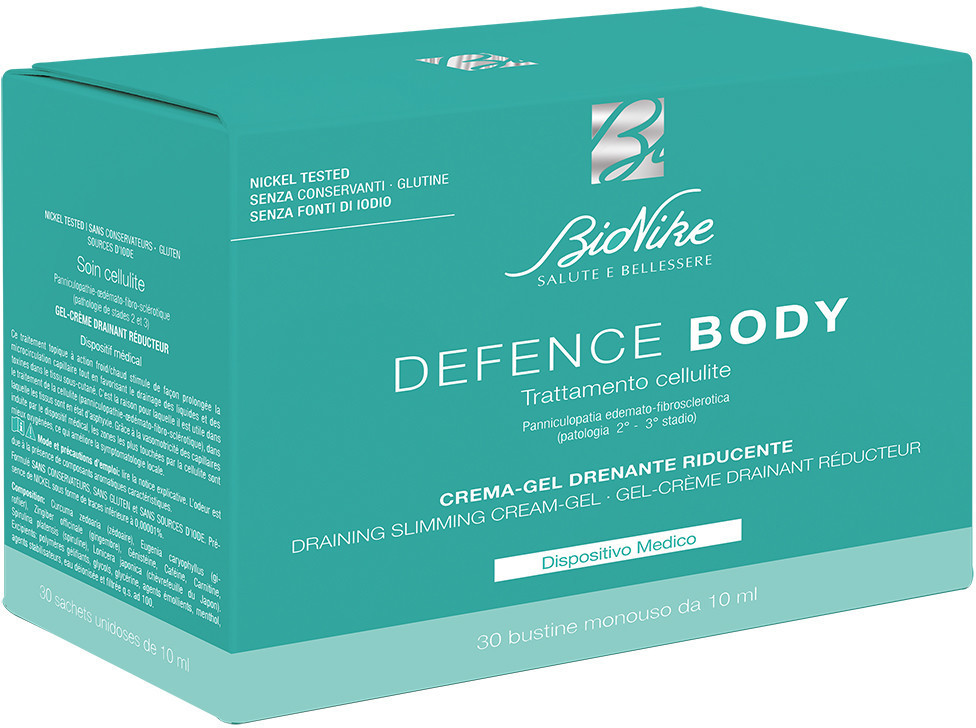 Bionike Defence Body Anti-Cellulite Reducing Draining Gel-Cream (30 x 10ml)