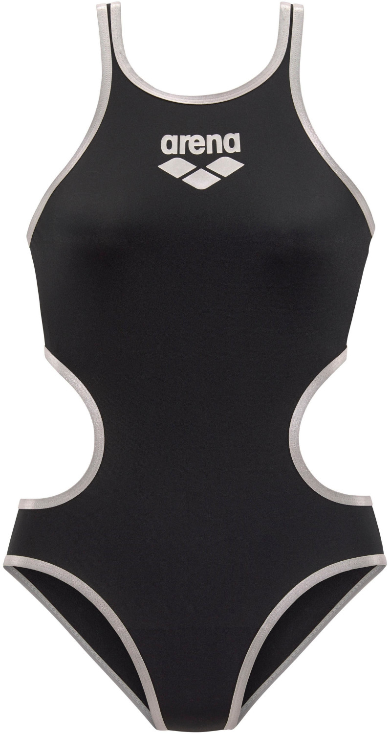Arena One Biglogo Swimsuit black/silver