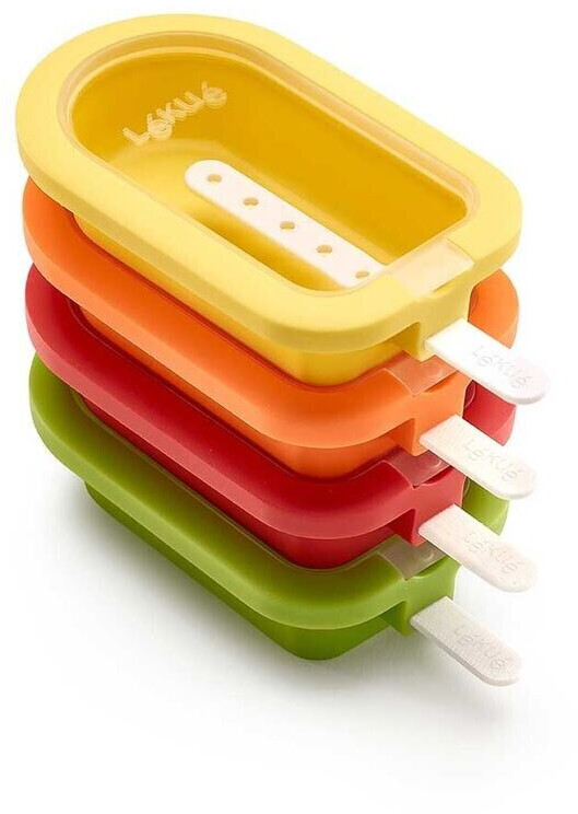 Lékué Stackable popsicles mould small 4 colors (4 units)