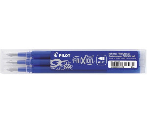 Pilot Frixion ricariche roller ball penne cancellabili penna in ricarica  compatibile BLS-Fr7 (confezione da 6 ricariche - 18) ricariche 0,7 mm blu