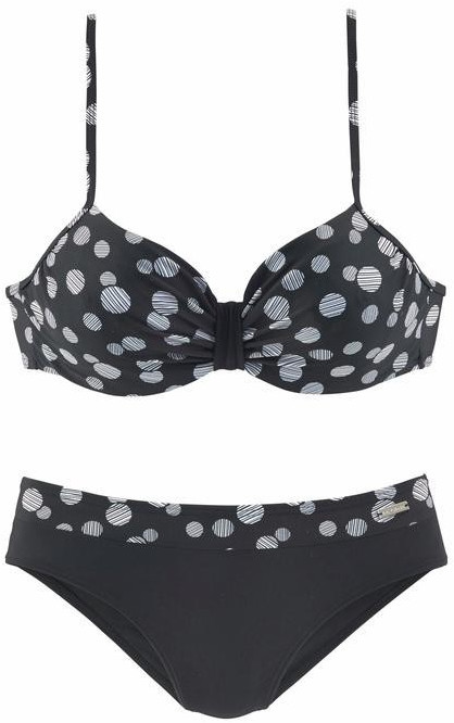 Lascana Bügel-Bikini schwarz-weiß (48695212)