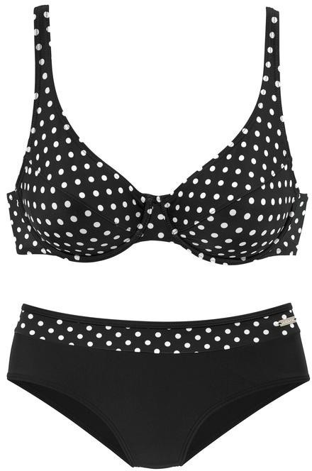 Lascana Bügel-Bikini schwarz-weiß (49681261)