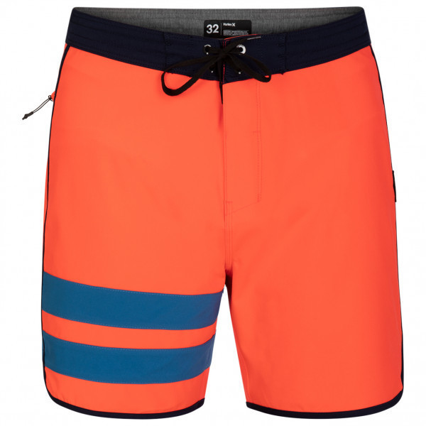 Hurley Phantom Block Party 18 Boardshorts bright crimson