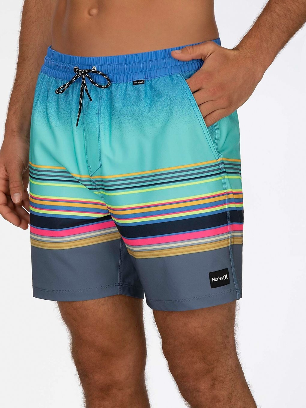 Hurley Phantom Spectrum Volley 17 Swim Briefs aurora green