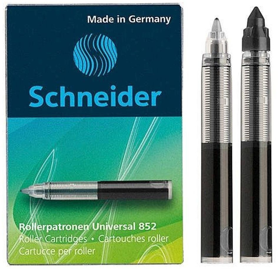 Schneider Topball 850 Tintenroller Ersatz Minen 0,5 mm blau, schwarz, rot,  grün