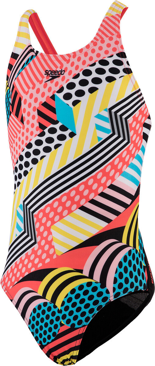 Speedo DazzleSpark Digital Placement Leaderback dazzlespark black/empire yellow