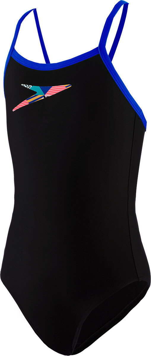 Speedo Boom Placement Thinstrap Muscleback black/mango/psycho red