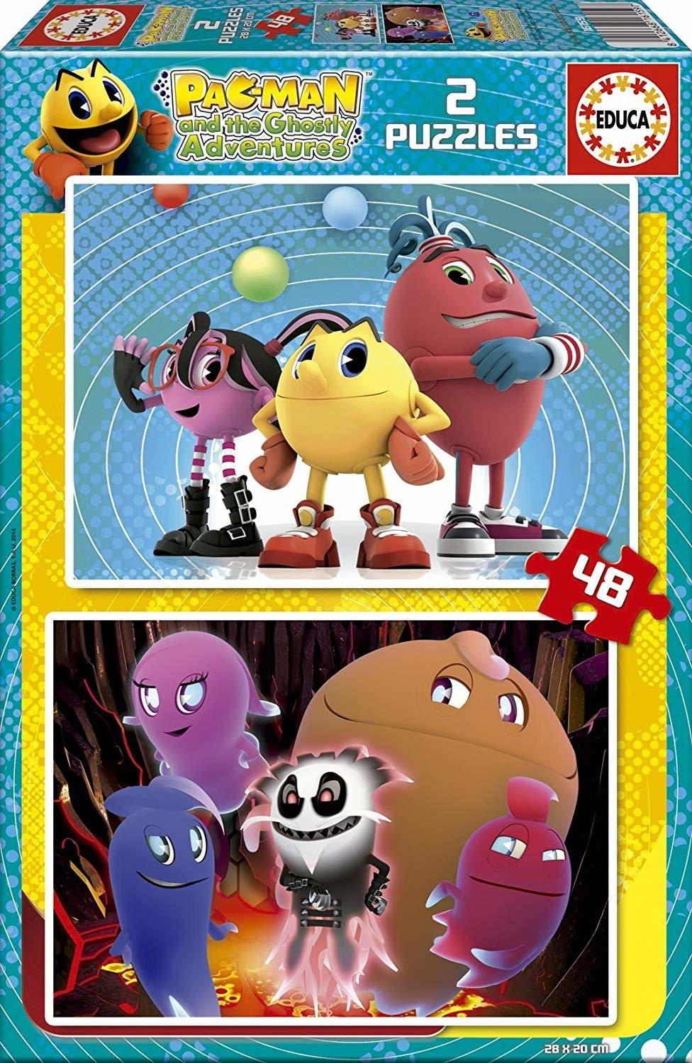 Educa Borrás Pac-Man (2 x 48 pièces)