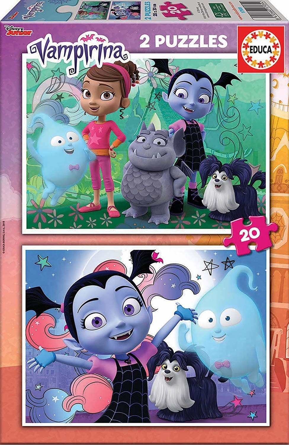 Educa Borrás Disney Vampirina (2 x 20 pièces)