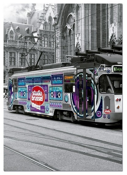 Educa Borrás Tram de Gand, Belgique (500 pièces)