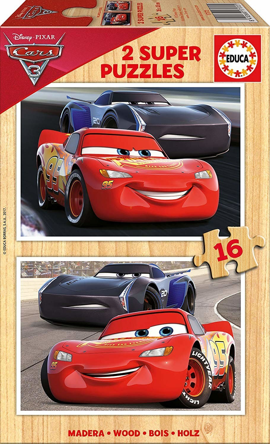 Educa Borrás Cars 3 (2 x 16 pièces)