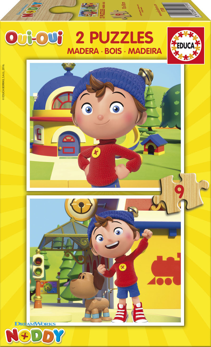 Educa Borrás Oui-Oui (2 x 9 pièces)