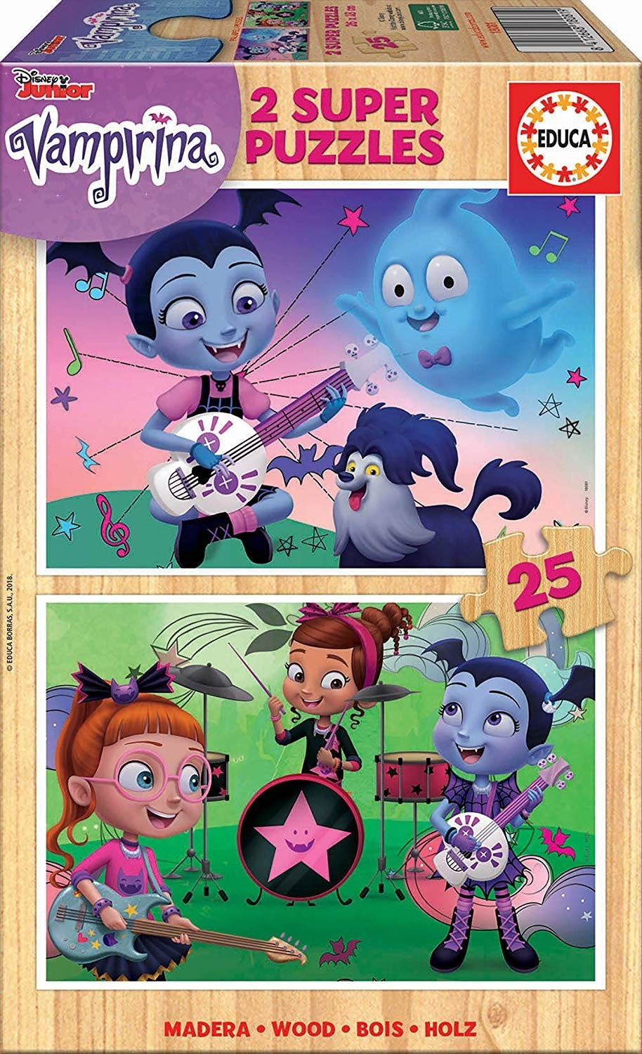 Educa Borrás Disney Vampirina (2 x 25 pièces)