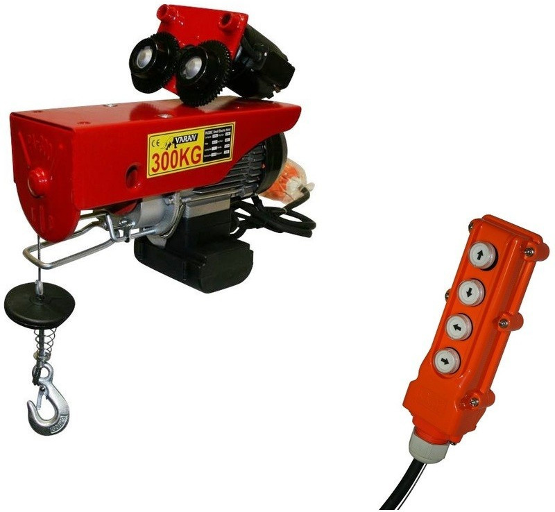 Varan Chariot mobile palan électrique roulant 230V 150 / 300KG 600W avec télécommande 4 fonctions (PA300C)