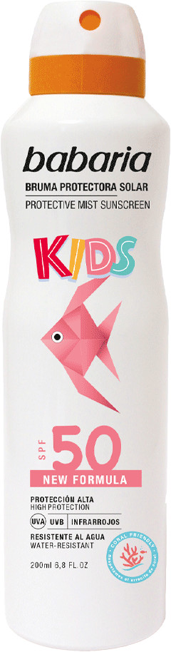 Babaria Kids Sunscreen Mist SPF 50 (200ml)