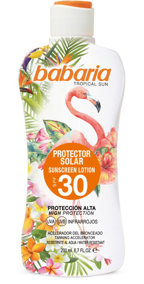 Babaria Tropical Sun Sunscreen Lotion SPF 30 (200ml)