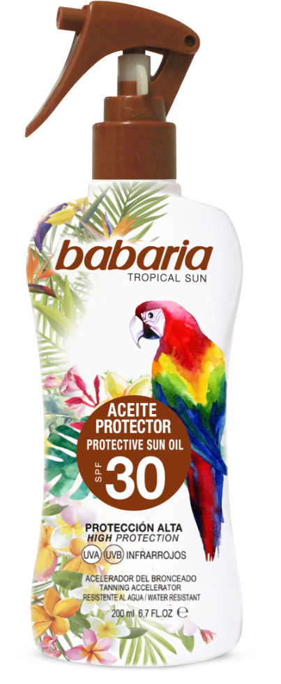 Babaria Tropical Sun Protective Oil SPF 30 (200ml)